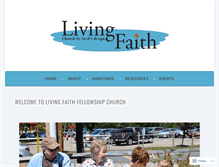Tablet Screenshot of livingfaithfayette.org